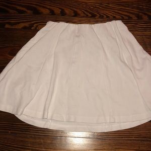 White skirt